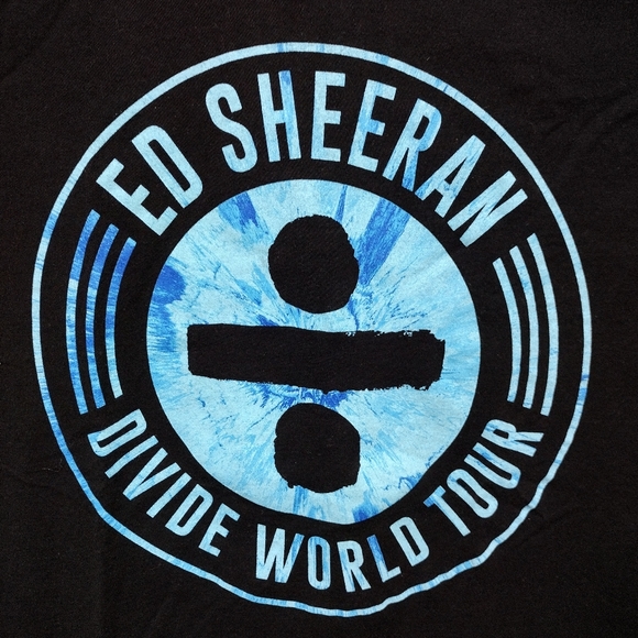 Ed Sheeran Divide World Tour T-shirt Size Large - Picture 2 of 6